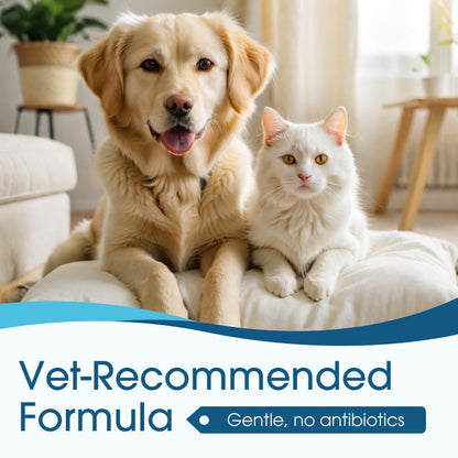Gentle Dog & Cat Ear Cleaner – Helps Soothe Itching, Odor & Wax Buildup
