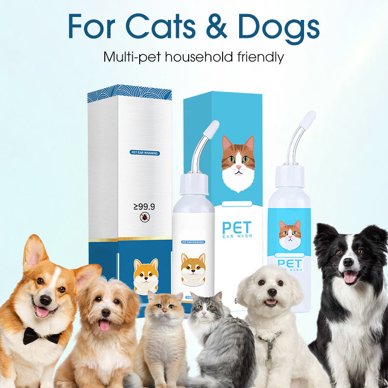 Gentle Dog & Cat Ear Cleaner – Helps Soothe Itching, Odor & Wax Buildup