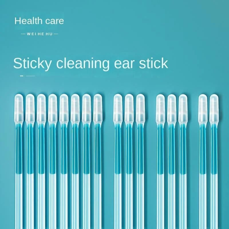Reusable Sticky Ear Cleaning Stick, Soft Adhesive Tip for Dry Earwax, Portable Ear Cleaner & Ear Hygiene Tool