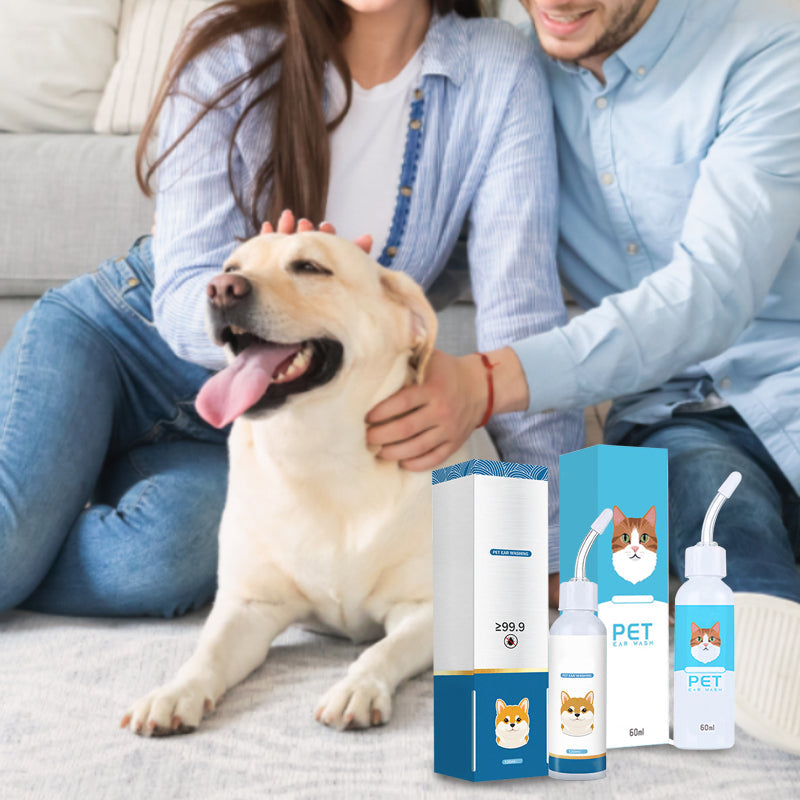Gentle Dog & Cat Ear Cleaner – Helps Soothe Itching, Odor & Wax Buildup