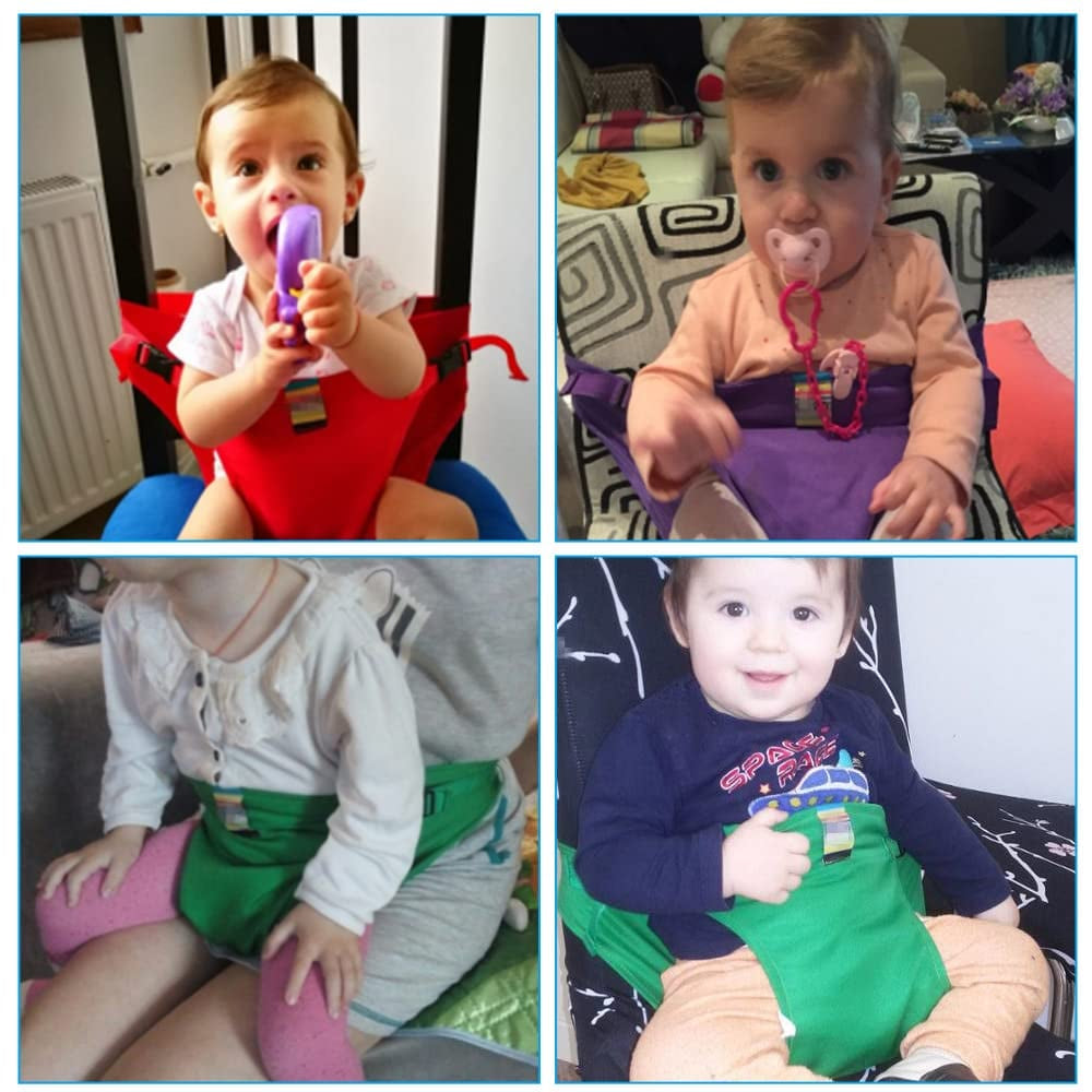Harness Seat for High Chair Feeding Safety Seat with Strap, Booster Harness Belt Portable Dining Seat Strap for Travel Home Restaurant Shopping